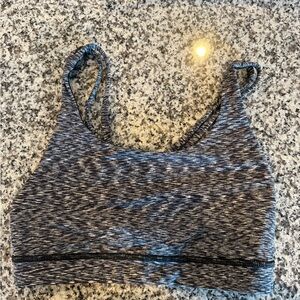 Lululemon Athletica Black and Gray Sports Bra